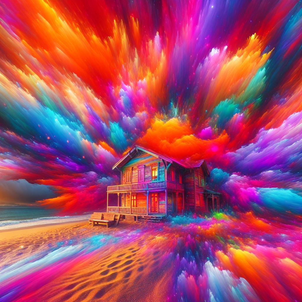 casa na praia explosiva